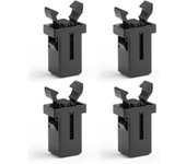 Juego de cierres de tapa de contenedor duradero de 4 piezas compatible con los cubos de basura de Brabantia Tapa superior táctil impermeable Cerrad...