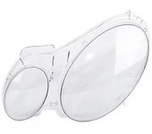 Cubierta del faro delantero izquierdo Pantalla de la luz delantera para E CLASS W211 E240 E200 02-08 Cubierta de la lente del faro 2118202961 Trans...
