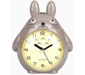 Reloj despertador para niños, reloj despertador de dibujos animados Totoro despertador luz nocturna, reloj de escritorio de decoración del hogar de...