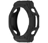 Para funda Amazfit T-Rex 3, funda resistente militar de TPU resistente a los arañazos negro