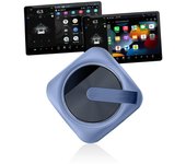 Adaptador inalámbrico CarPlay de Podofo para Tesla Apple Carplay Wireless Android Auto Ai Box para Tesla Model 3 Model Y X S AirPlay Azul