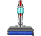 Cabezal de fregado eléctrico en seco y húmedo para aspiradora V7 V10 V11 V15, cepillo giratorio de limpieza automática para pisos duros Como se mue...