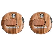 Profesional Golf Stroke Counter Scorer Dispositivo preciso de mantenimiento de puntajes de golf para el regalo del golfista Color de grano de madera