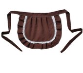 Retro Aprons Waist Apron Waist Apron For Girls  Tight Costume  White Cotton  Half Apron  Party Hot