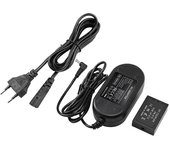 LP-E12 Batería ficticia para M M2 M10 M50 M100 M200 Mark II Acoplador ficticio de cámara Enchufe de la UE Negro