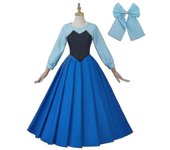 Disfraz de sirenita Ariel. Vestido de cosplay de Ariel para mujer para Halloween aaliti