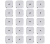 Unbrand 5 x 5 cm 20 almohadillas Stud Tens Almohadillas autoadhesivas Fit Beurer Tens Unit Pads Reemplazo Tens Electrodos Reutilizables