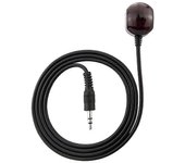 Cable de extensión extensor del receptor de control remoto IR infrarrojo de 3,5 mm y 38 KHz para el decodificador Negro