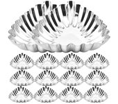 20 piezas de plantillas de galletas Herramienta para hornear Moldes para tartas de acero inoxidable Molde de calabaza Moldes para hornear muffins p...