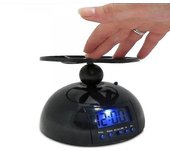 Reloj despertador volador Pantalla LED Reloj despertador digital Posponer reloj despertador Helicóptero volador Hélice de