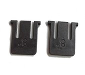 Soporte de pata de soporte de teclado de 2 piezas para piezas de reparación de teclado logitech K220 K360 K260 K270 K275 K235