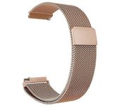 Correa de acero inoxidable Milan de 14 mm para Garmin Lily 2 Oro rojo