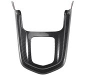 Fibra de carbono para Navara NP300 2016-2019 Perilla de cambio de marchas del automóvil Panel de decoración del panel Cubierta de la cubierta de la...
