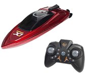 Mini RC Boats Barco de carreras de alta velocidad Motores duales 2.4G Barco de control remoto rojo