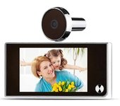 Visor de mirilla de timbre de 3,5 pulgadas Cámara de puerta digital 120 LCD 2 millones de píxeles HD Timbre de puerta de ojo de gatito Monitor al a...
