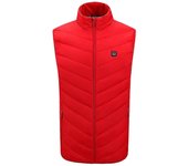 Chaleco Térmico, Chaleco Térmico Ligero Para Hombres Y Mujeres, Chaleco Calefactado Recargable USB-MXBC rojo XL