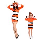 Buscando a Nemo Pez Payaso Cospaly Disfraz Niños Niña Mujeres Adultas Vestido Película Animada Nemo Ropa Fiesta de Navidad de Halloween Adult M