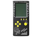 Consola de juegos Tetris de pantalla grande de 4.1 pulgadas, consola de juegos portátil de rompecabezas nostálgico para niños Negro