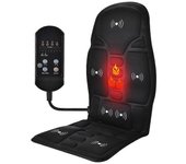AUSHEN 7 Motor Calefacción Eléctrica Espalda Vibratoria Masajeador Cojín de la Silla Cojín Coche Oficina en el Hogar Cuello Lumbar Ma Multicolor US...