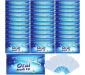 Toallita blanqueadora de dientes profesional para niños adultos, toallita desechable cepillo oral con los dedos herramientas de limpieza de dientes...
