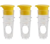 Mini exprimidor de limón manual de 3 piezas, exprimidor de limón portátil, exprimidor de frutas multifuncional para su cocina Como se muestra