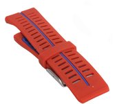 Correa de reloj de correa de muñeca de repuesto con herramienta de desmontaje de aguja para reloj POLAR V800 (rojo, azul)