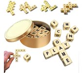 Juego de Solitario de Crucigramas, Juego de Dados de Combinación de Palabras Divertidas, Juego de Dados de Solitario de Crucigramas, Juego de Dados...