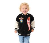 Chaqueta bomber Hot Wheels Niño Negro Turbo Cargado 11-12 Years