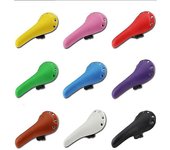 Confort bicicleta asiento bicicleta cojín colorido naranja accesorios Pu Material1pcs