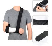 1pcs - 175cm - Eslinga de brazo negro, ajustable ligero cómodo hombro inmovilizador brazo honda transpirable soporte de hombro para brazo / mano / ...