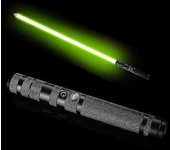 espada láser de sable de luz rgb 7 colores cambiante espada de luz electrónica fx sonido Negro