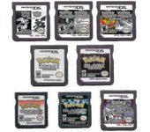 Cartucho de videojuego Nds Tarjeta de consola de juegos Ds 2ds 3ds Gold Soul Silver Negro Blanco 2 en 1 Negro 2 Blanco 2