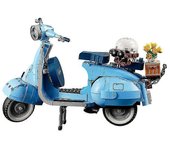 1106pcs Vespa 125 Roman Holiday Motocicleta Modelo Bloques de construcción Compatible Moc 10298 Ladrillos ensamblados Juguetes para niños Regalo de...