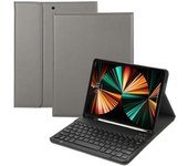 Para iPad Pro 12.9 (2022) / (2021) / (2020) / (2018) 2 en 1 Bluetooth Teclado Tableta Estuche Soporte de cuero