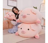 40/50cm Animal Squish Cerdo Peluche Peluche Muñeca Acostado Cojín Toy Peluche Suave Almohada Niños Bebé Regalo Reconfortante A 40cm