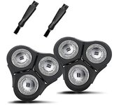 Cabezal de repuesto 2pack Rq11 para afeitadoras Philips Sensotouch 2d