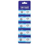 Pilas CR1025 Pila de botón Batería perfecta para control remoto Múltiples usos One card
