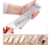 21 * 4.9 * 1.9cm Silicona clara a prueba de polvo Cubierta protectora para control remoto de TV
