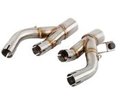Para Yamaha VMAX 1200 1984 a 2007 VMAX1200 V-MAX V MAX 1200 Escape Slip-on Escape Escape Tubo de enlace medio