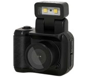 HD1080P Mini cámara Videocámara portátil de bolsillo con pantalla LCD y función de grabación de video flash Negro