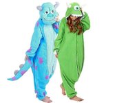 Zhouxixi Adulto Halloween Onesie Dibujos animados Monstruos Pijama para mujeres Hombres Animal Kigurumi Pijama Homewear Cosplay Disfraz de fiesta S...