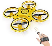 Mini Drone para niños, drone de control de gestos, drones operados a mano con Sensorindoor Drone para niños, pequeño Rc Quadcopter, 360 volter, con...