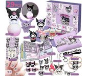 Calendario de Adviento de Navidad 2024 Cuenta regresiva Kuromi My Melody Cinnamoroll Sanrio Accesorios de juguete Niños Niñas Calendario Regalos