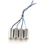 4 piezas para DJI Tello Motor 8520 Pieza de reparación de repuesto del motor con escobillas para TELLO RYZE Tello EDU Drone RC Quadcopter CW CCW Plata