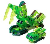 Chillidos Violencia salvaje Transformación Anime Figura de acción Robot Explosión Deformación Coche Bestia 360 Flip Capture Chip Juguetes para niño...