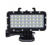 Compatible consuptig led regulable impermeable luz de buceo luz de relleno para Gopro Hero