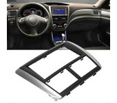 Reemplazo del marco del panel de navegación para Subaru Impreza 2007 2008 2009 2010 2011 2012 Doble Din Car Radio Fascia ABS