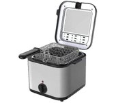 2.5l Freidora eléctrica doméstica pequeña 1000w de alta potencia de función múltiple freidora de acero inoxidable Kebab máquina de papas fritas