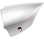 Cubierta delantera del silenciador de la tapa del tubo de escape de la motocicleta apta para TMAX500/530 T-MAX 500 530 2008-2016 Plata