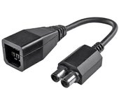 Convertidor de fuente de alimentación de 2 puertos Cable adaptador de CA compatible Xbox 360 a Xbox 360 Slim JIKAIX